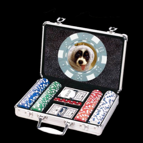 200 Photo Poker Chip Set - Custom Overlay 