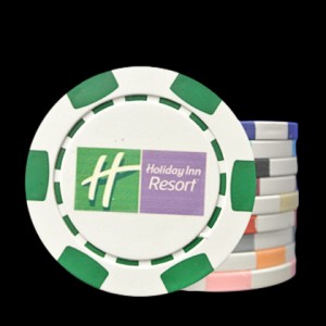 The 6 Stripe Custom Poker Chip Deluxe Business Card  The 6 Stripe Custom Poker Chip Deluxe Business Card