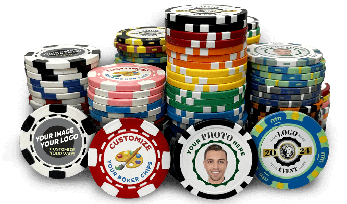 Custom Poker Chips with Your Logo Printed in the USA