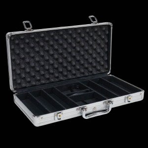 300 Ct. Aluminum Poker Chip Case