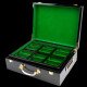 500 Ct. Black Wooden Poker Chip Case