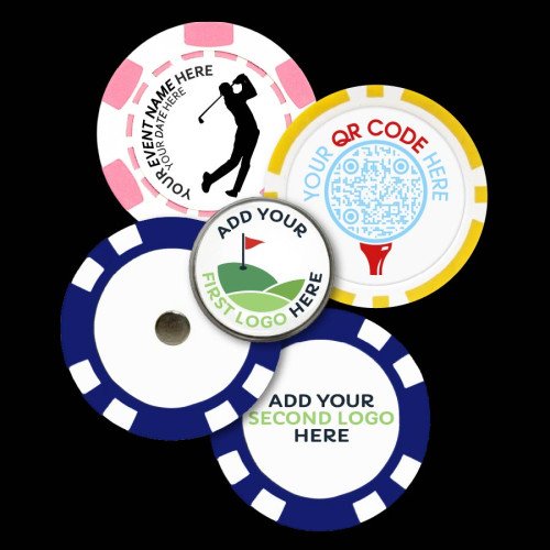 Poker Chip Golf Ball Markers