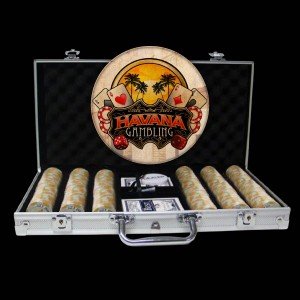 300 Ct. Premium Custom Poker Chip Set - Ceramic