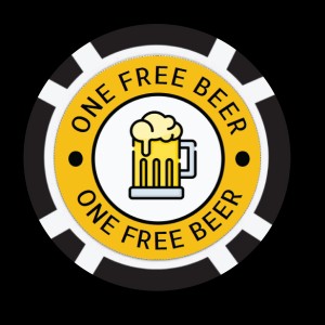 One Free Beer Chip - Design 2 One Free Beer Chip - Design 2