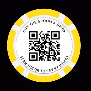 QR Code Drink Poker Chip Design  QR Code Drink Poker Chip Design