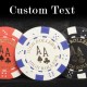 100 Custom Poker Chip Set 