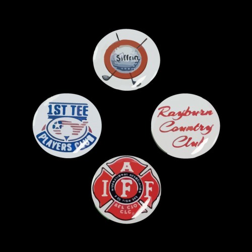 Metal Domed Golf Ball Markers