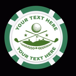 Golf Clubs Template Poker Chip Golf Ball Marker Golf Clubs Template Poker Chip Golf Ball Marker
