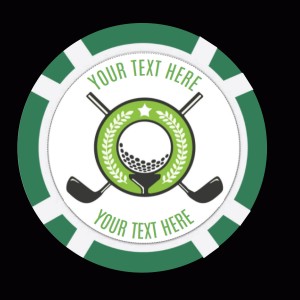 Golf Clubs Template 2 Poker Chip Golf Ball Marker Golf Clubs Template 2 Poker Chip Golf Ball Marker