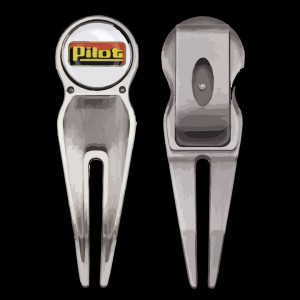 Premium Divot Tool W/ Removable Ball Marker Premium Divot Tool W/ Removable Ball Marker