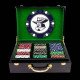 500 Ct. Luxury Monte Carlo Black Wooden Custom Poker Chip Set 500 Ct. Luxury Monte Carlo Black Wooden Custom Poker Chip Set