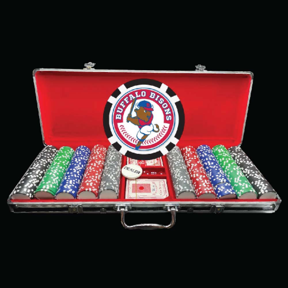 500 Premium Custom Poker Chip Set 8 Stripe