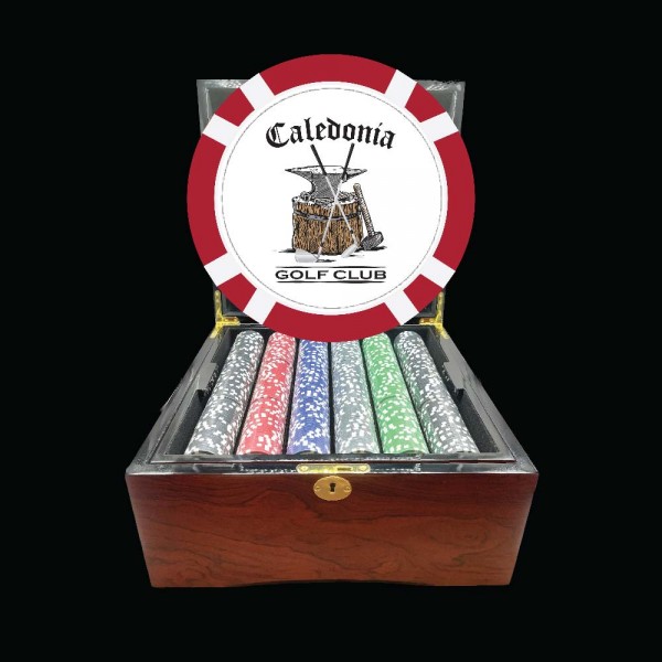 Luxury Wood Custom Poker Chip Sets Personalized