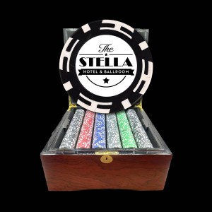 750 Ct. Grand Lux Glossy Wooden Mahogany Case - Casino Edition 750 Ct. Grand Lux Glossy Wooden Mahogany Case - Casino Edition