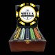 750 Ct. Grand Lux Glossy Wooden Mahogany Case - Monte Carlo 750 Ct. Grand Lux Glossy Wooden Mahogany Case - Monte Carlo