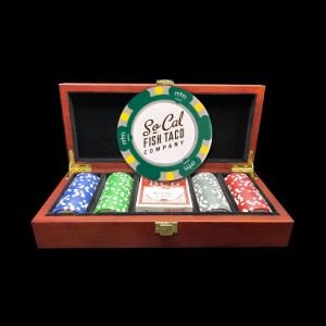 Mahogany Luxury Custom Poker Chip Set - Monte Carlo Mahogany Luxury Custom Poker Chip Set - Monte Carlo