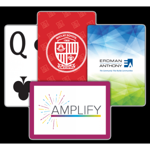 Custom Logo Playing Cards – Casino Quality | 25 Deck Min
