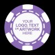 Wedding Poker Chips - 6 Stripe