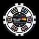 8 Stripe Custom Poker Chips – Full Color Logo | Clay Composite 8 Stripe Custom Poker Chips – Full Color Logo | Clay Composite
