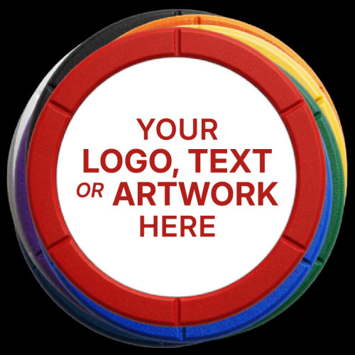 Axis Custom Poker Chips – Full Color Logo | Clay Composite Axis Custom Poker Chips – Full Color Logo | Clay Composite