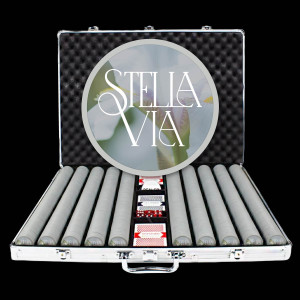 1,000 Ct. Premium Custom Poker Chip Set - Ceramic