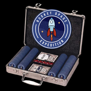 200 Ct. Premium Custom Poker Chip Set - Ceramic