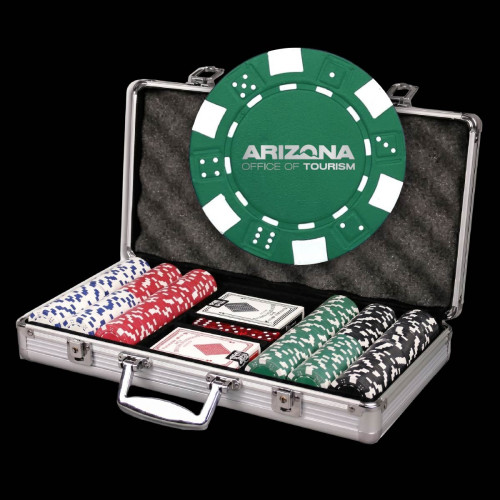 300 Ct. Custom Logo Poker Chip Set 300 Ct. Custom Logo Poker Chip Set