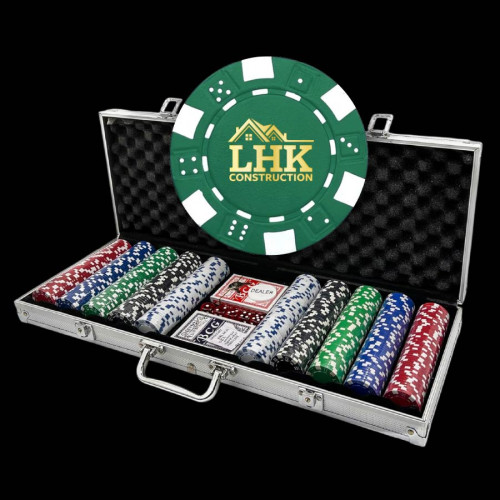 500 Ct. Custom Logo Poker Chip Set 