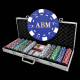 500 Ct. Custom Text Poker Chip Set