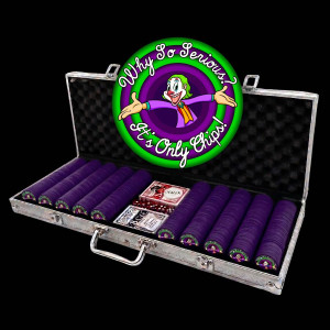 500 Ct. Premium Custom Poker Chip Set - Ceramic