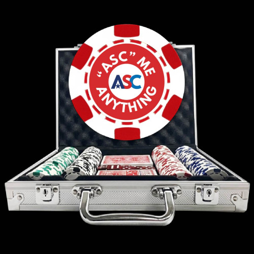 Premium Custom Poker Chip Set - 6 Stripe Deluxe 