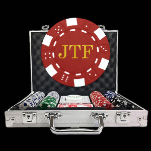 Value Custom Poker Chip Set - Dice Design