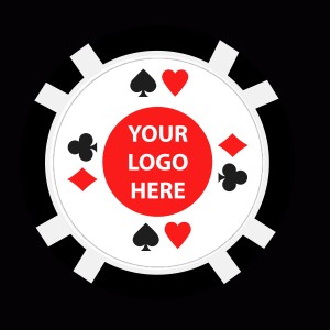 Logo Poker Suited Design Chips  Logo Poker Suited Design Chips