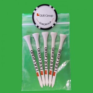 Custom Golf Tee Poly Pack - 5PC Custom Golf Tee Poly Pack - 5PC
