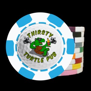 The 3D Design Custom Poker Chip Golf Ball Marker The 3D Design Custom Poker Chip Golf Ball Marker