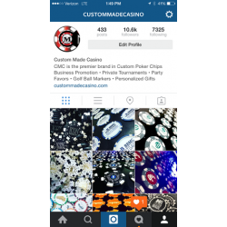 Custom Made Casino hits 10k + Instagram Followers!