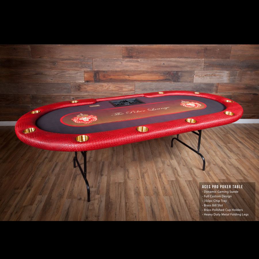 Custom Poker Table - Aces Pro Poker Table 
