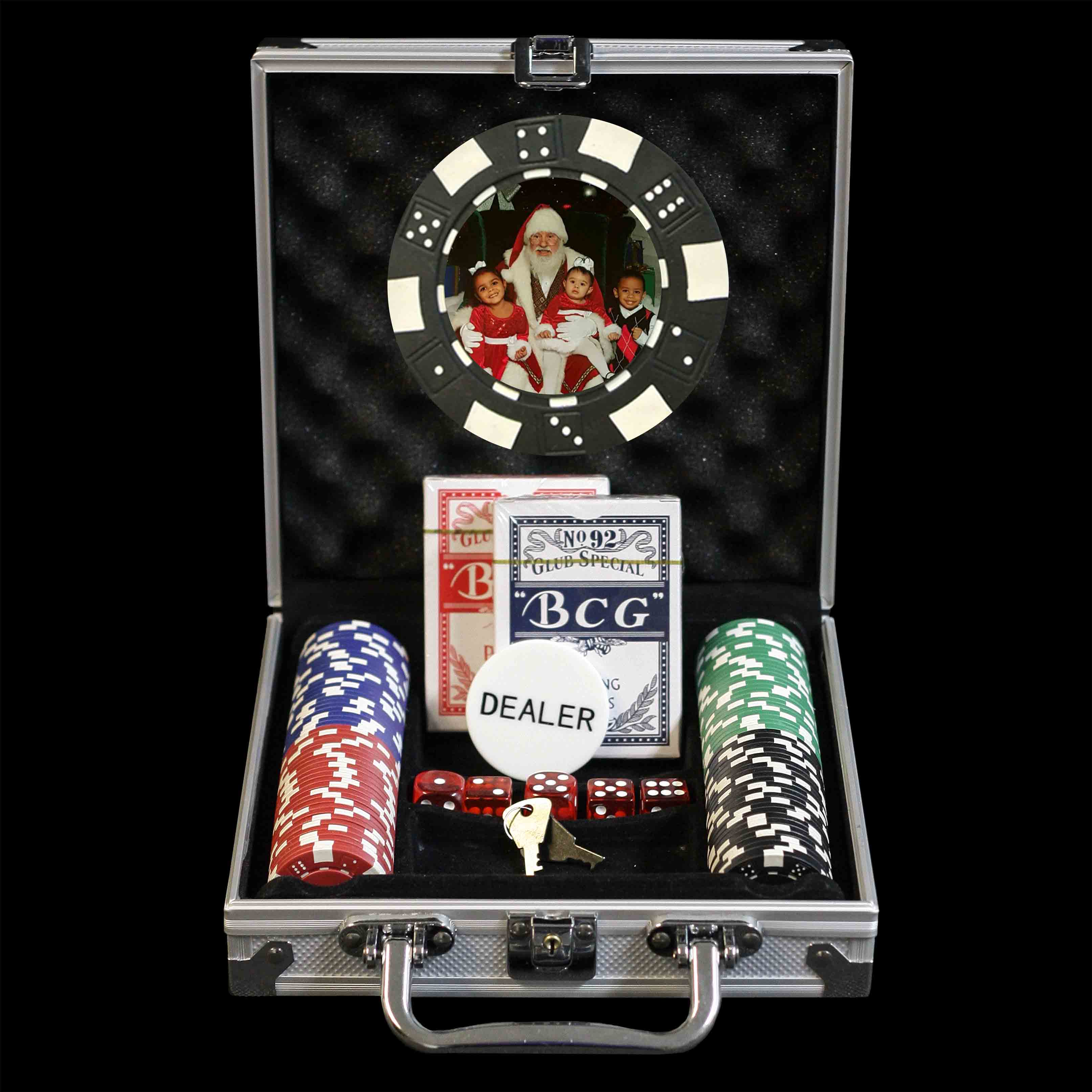 how to set up poker chips